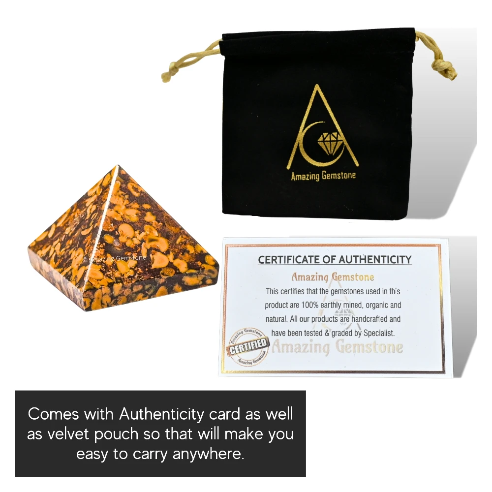 Fruit Jasper Pyramid (1 Inch)