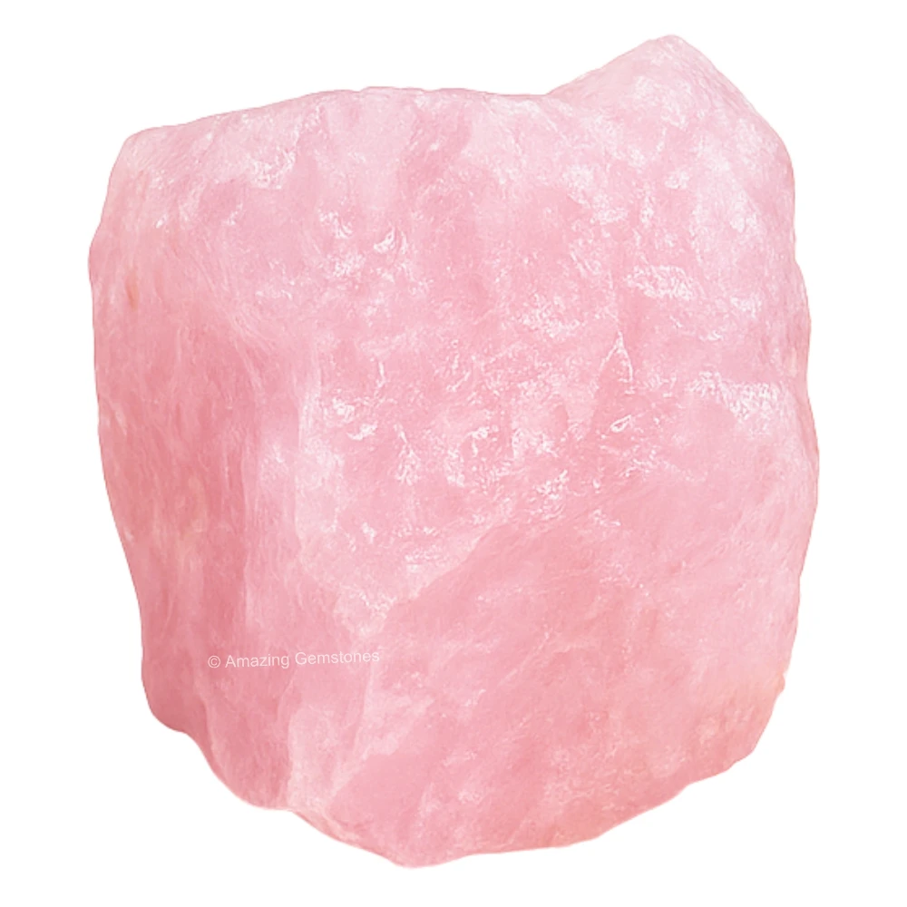 Rose Quartz Raw Crystals (5 Pieces)