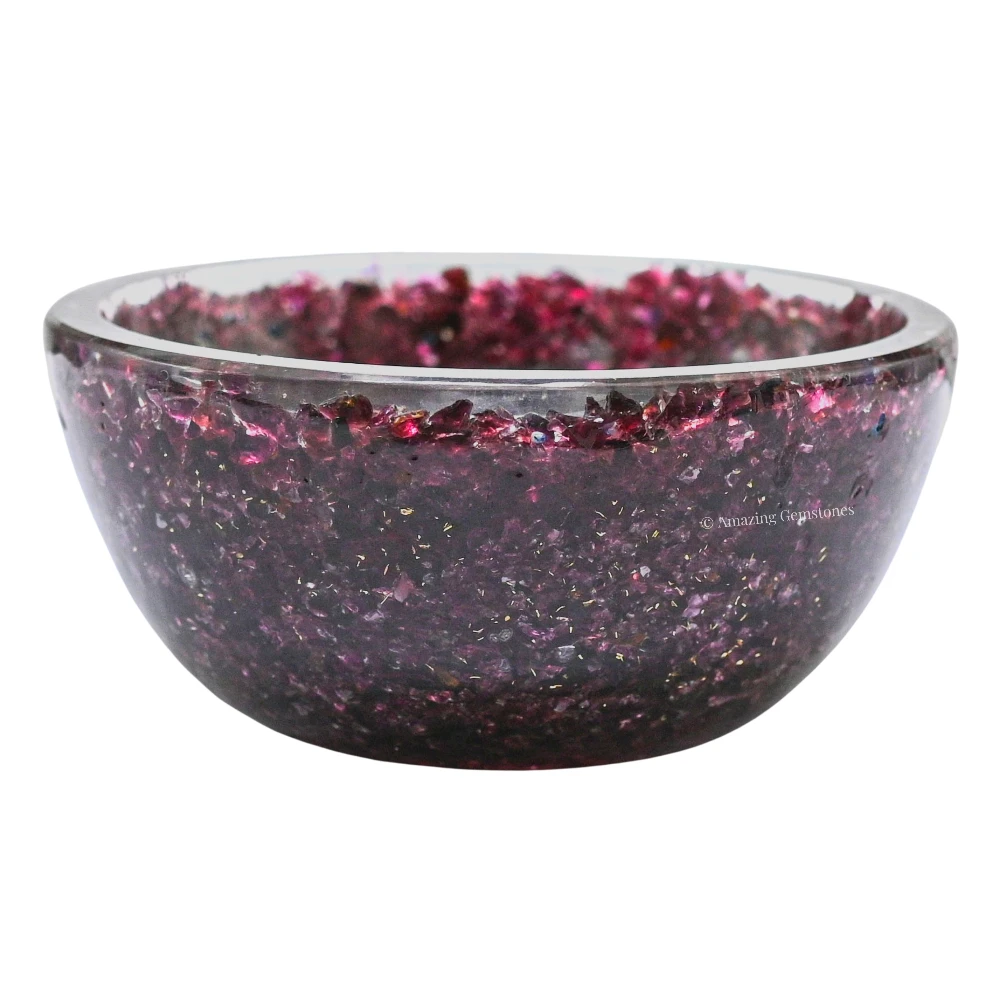 Garnet Crystal Orgone Bowl