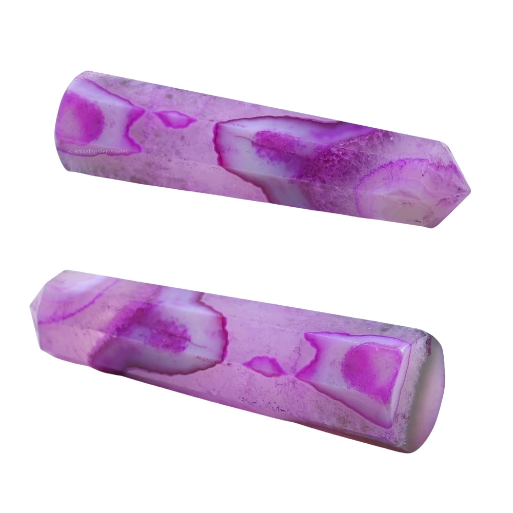 Pink Agate Crystal Tower (2" to 3" INCH)
