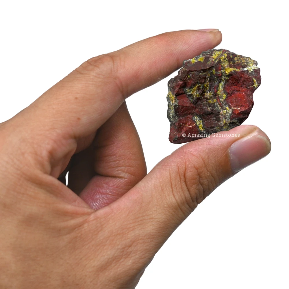 Dragon Bloodstone Raw Crystals (2 Pieces)
