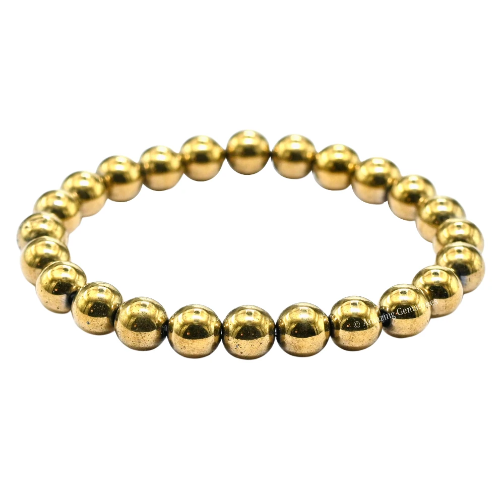 Golden Hematite Bracelet (Strechable)