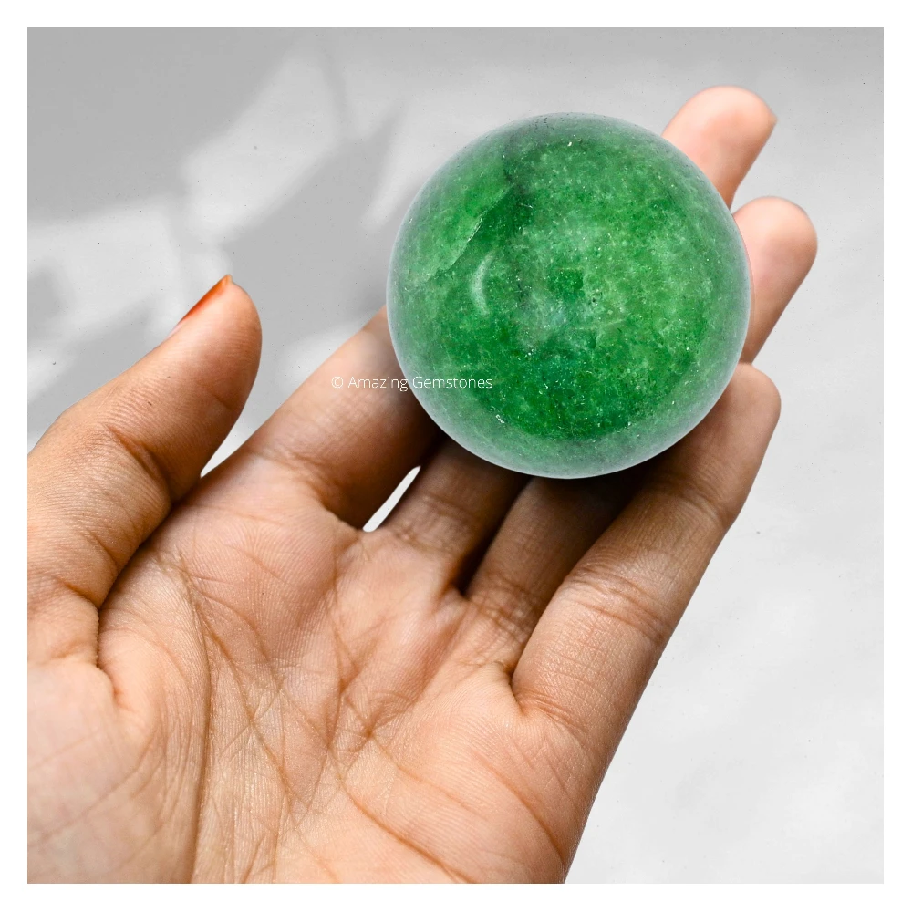 Green Strawberry Quartz Sphere (1.5 Inch)