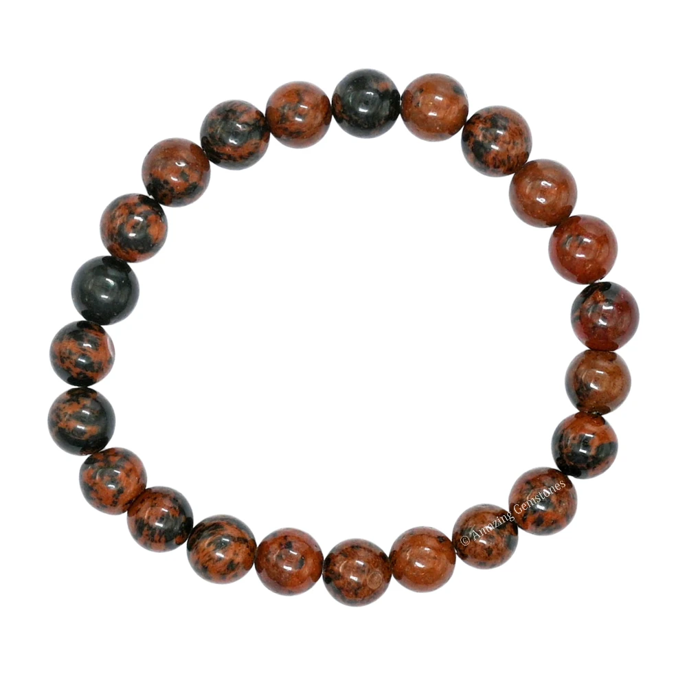 Mahogany Obsidian Bracelet (Strechable)