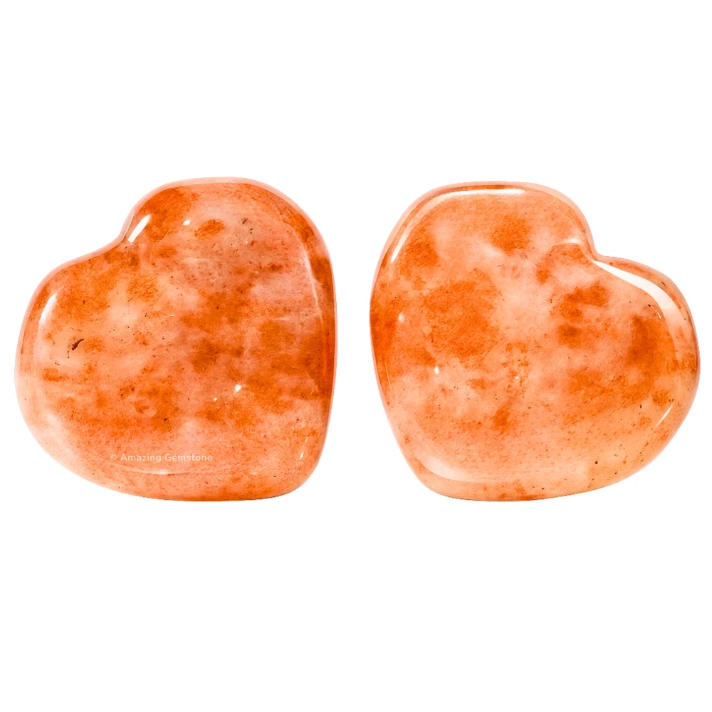 Sunstone Heart (Pack of 2)