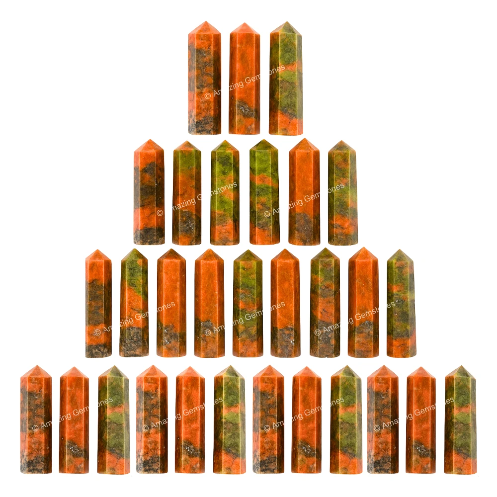 Unakite Pencil Points (Set of 3)