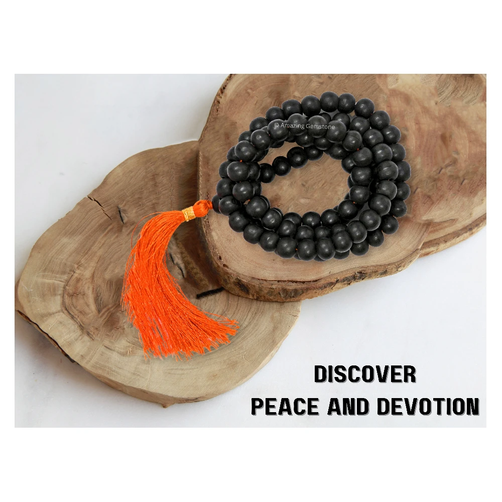 Karungali Mala (Without Knot)