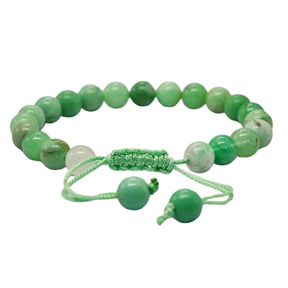 Premium Chrysoprase Bracelet (Adjustable)