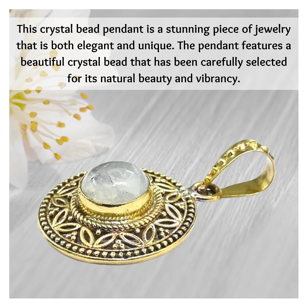 Rainbow Moonstone Bead Necklace Premium