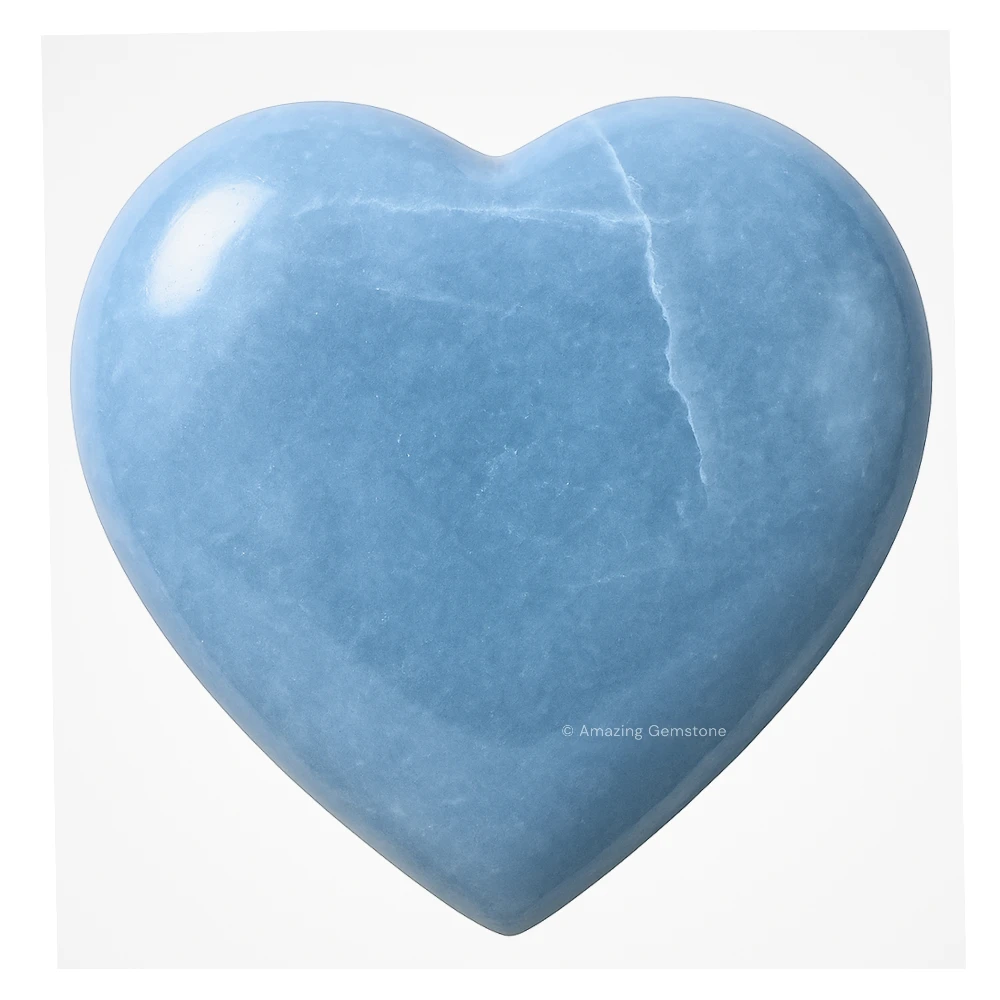 Angelite Heart