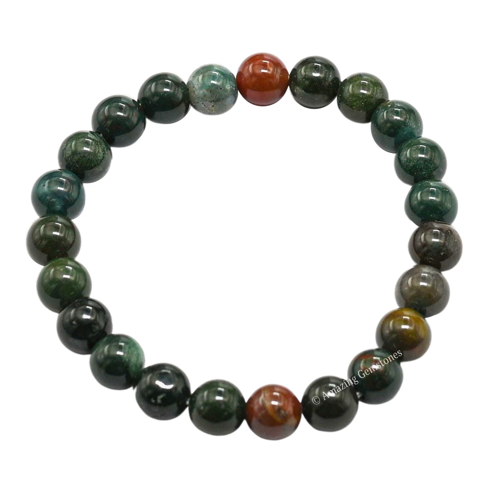 Bloodstone Bracelet (Strechable)