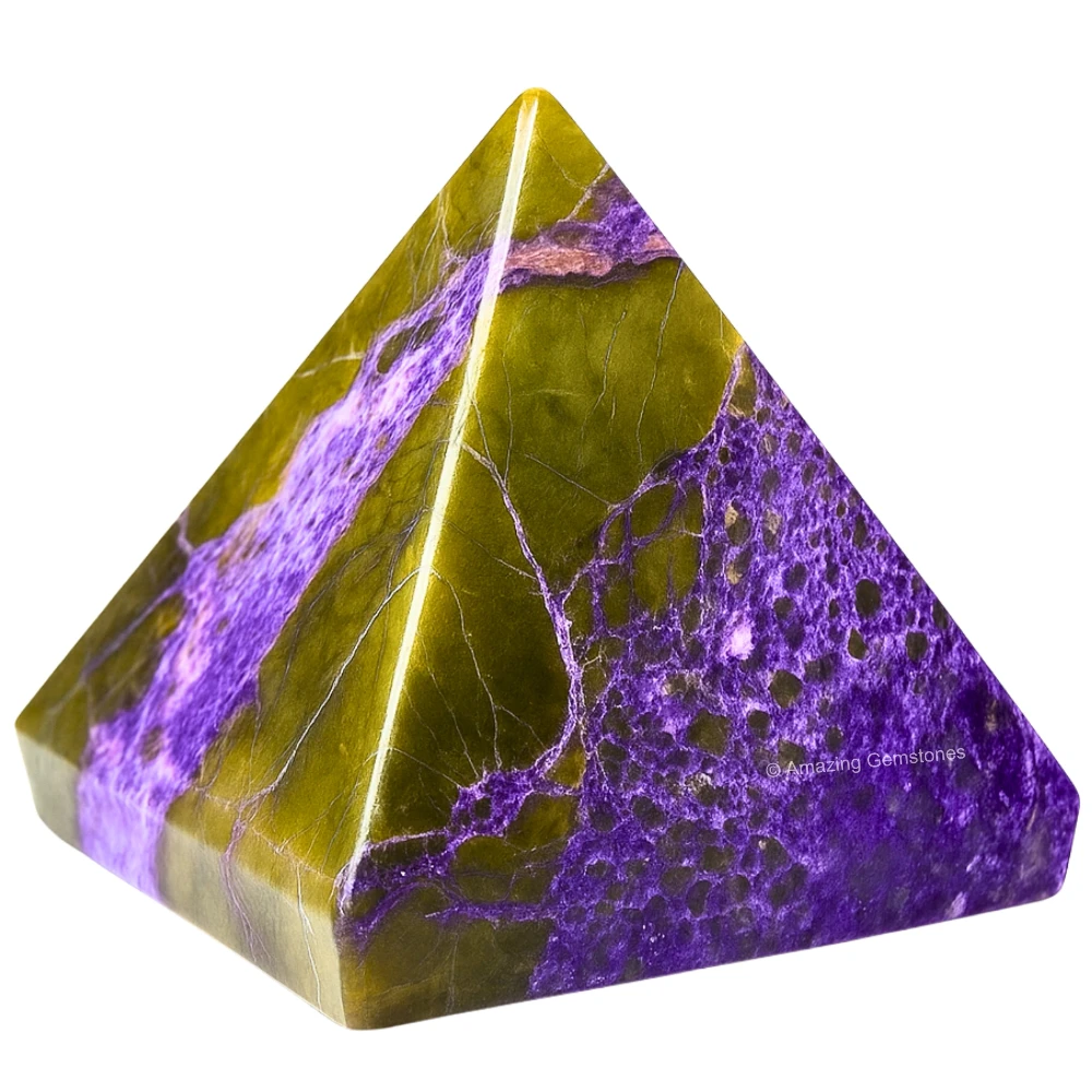 Stichtite Pyramid (1.5 Inch)