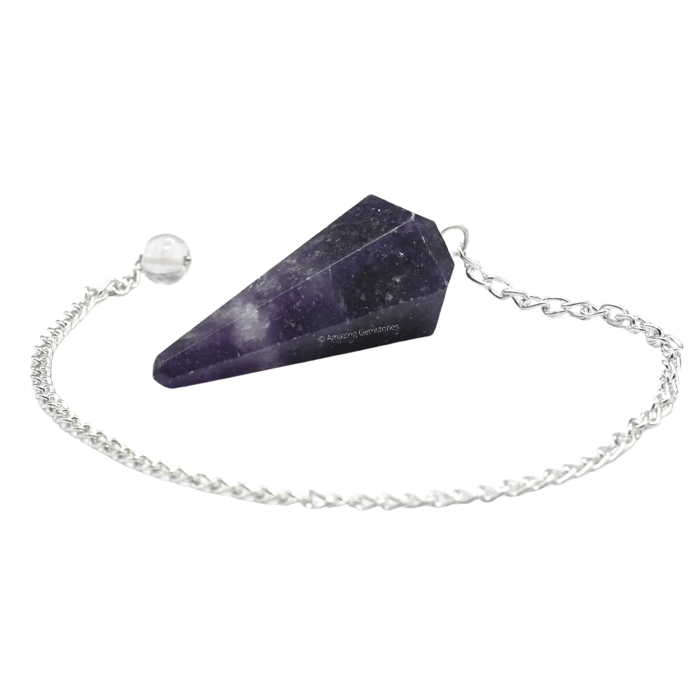 Lepidolite Pendulum