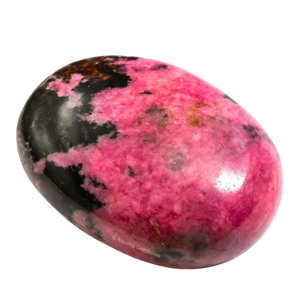 Rhodonite Palm Stone