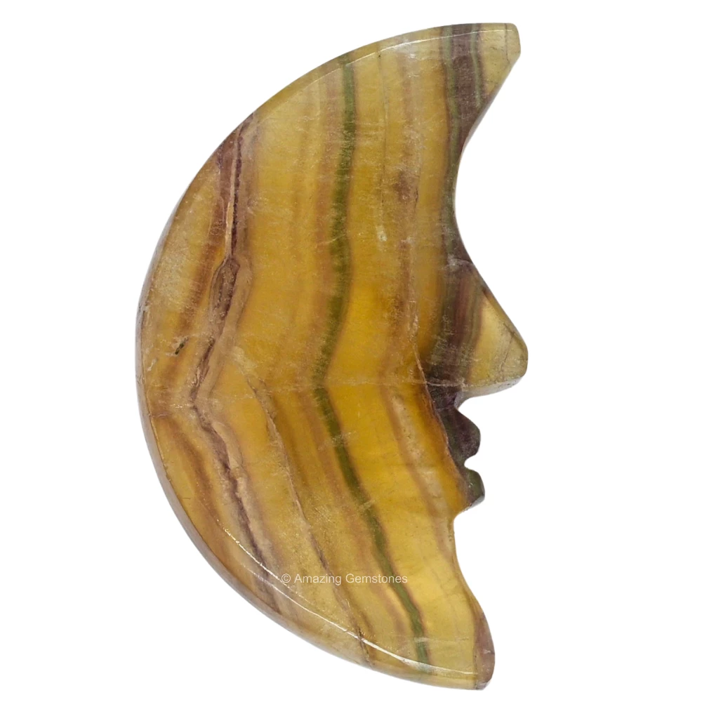 Multi Fluorite Crescent Moon