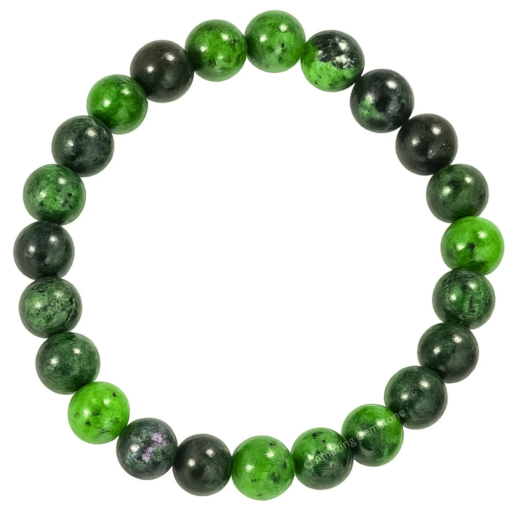 Ruby Zoisite Bracelet (Stretchable)