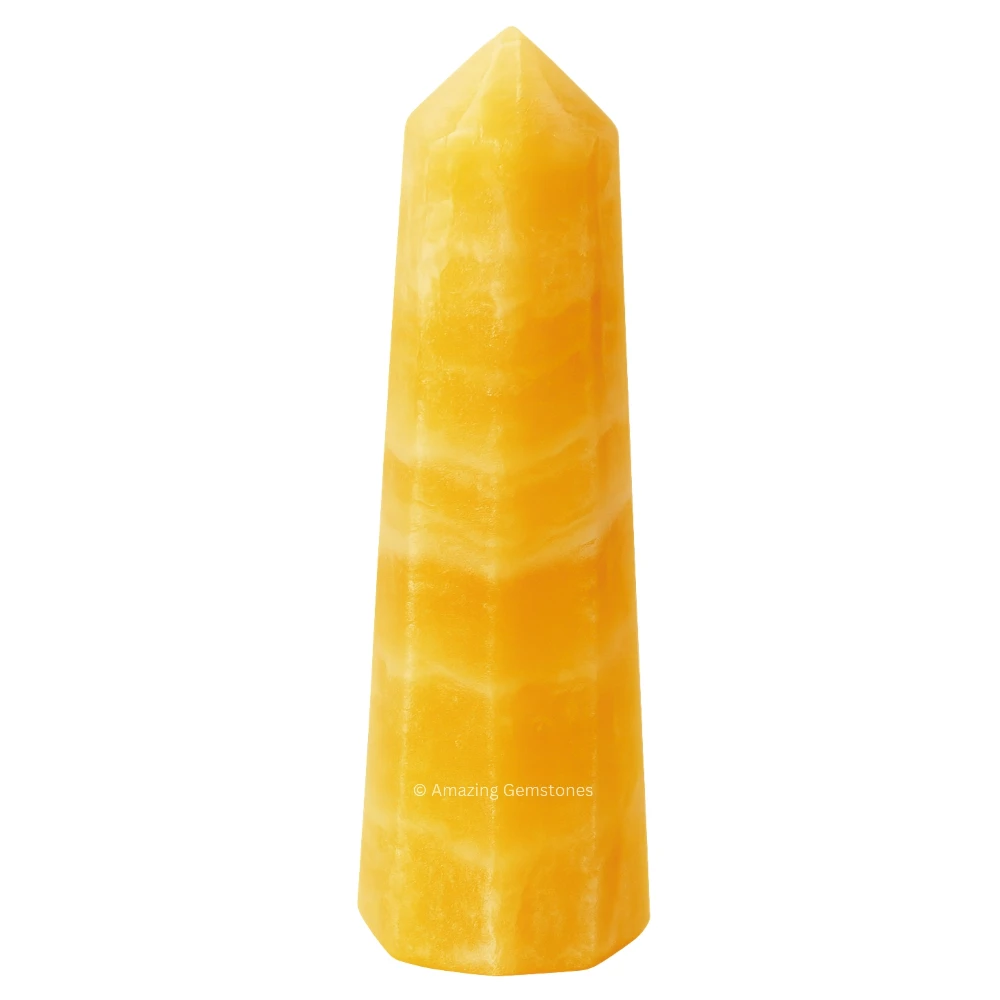 Yellow Calcite Tower (2" to 3" inch)