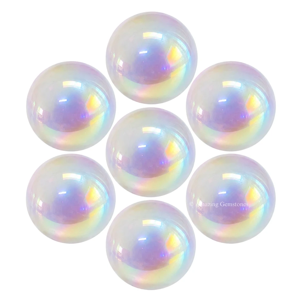 Angel Aura Quartz Sphere (1 Inch)