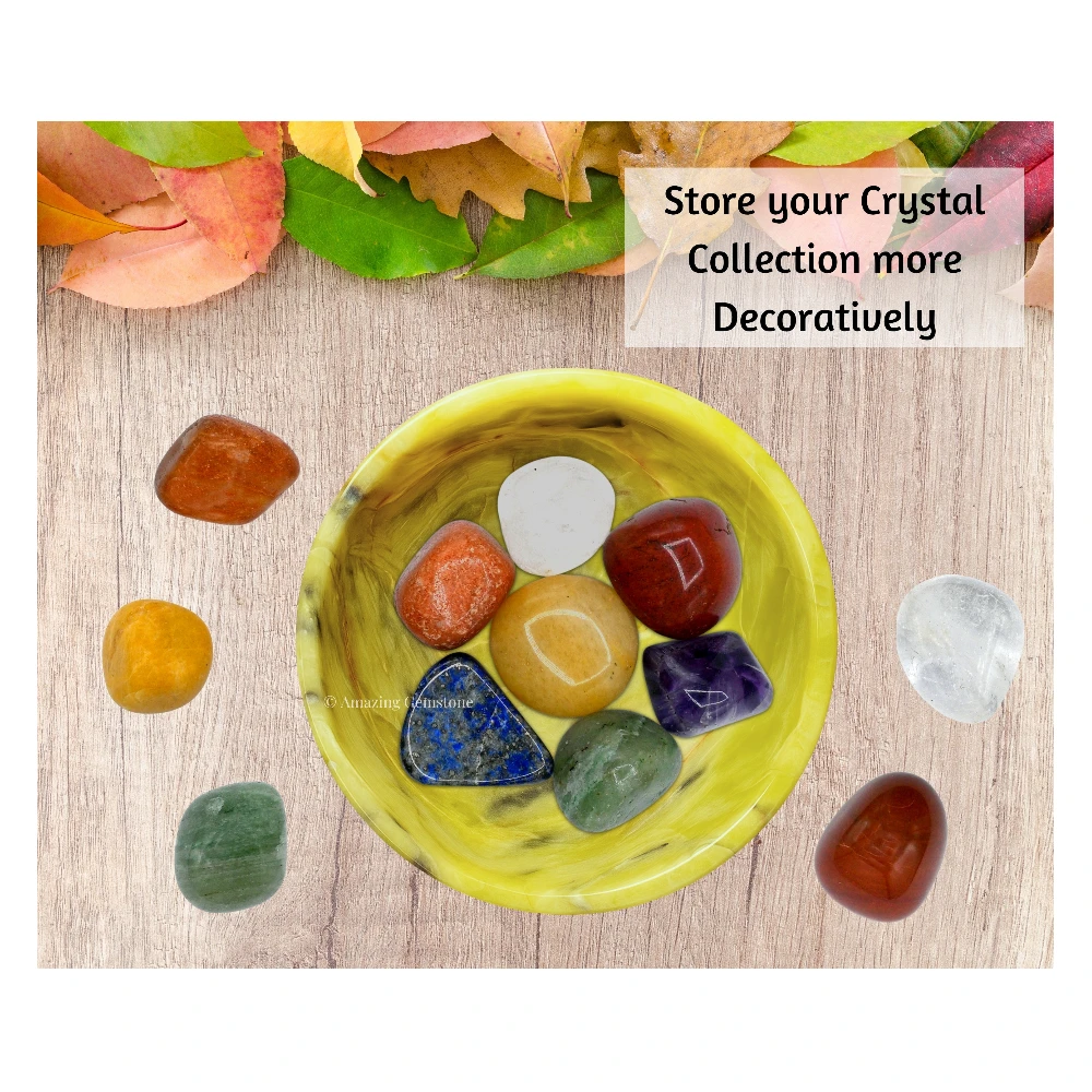 Serpentine Crystal Bowl - 3 Inch