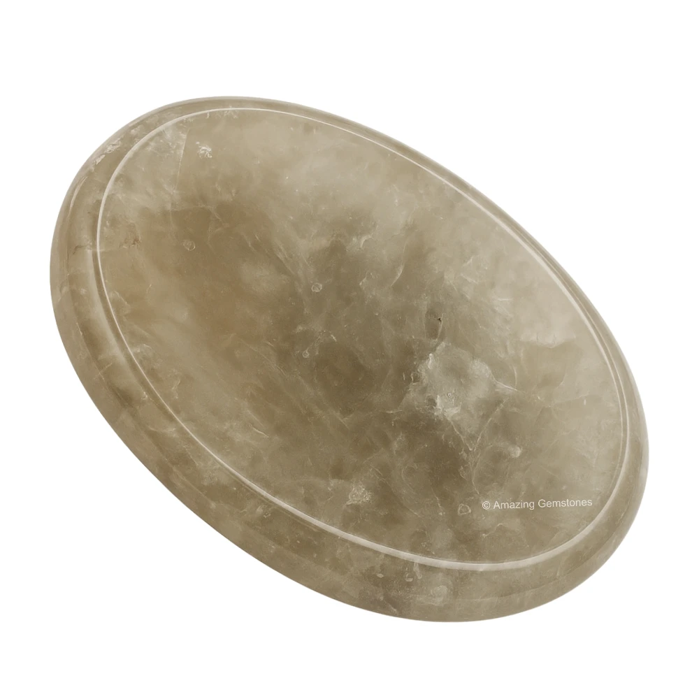 Smoky Quartz Worry Stone