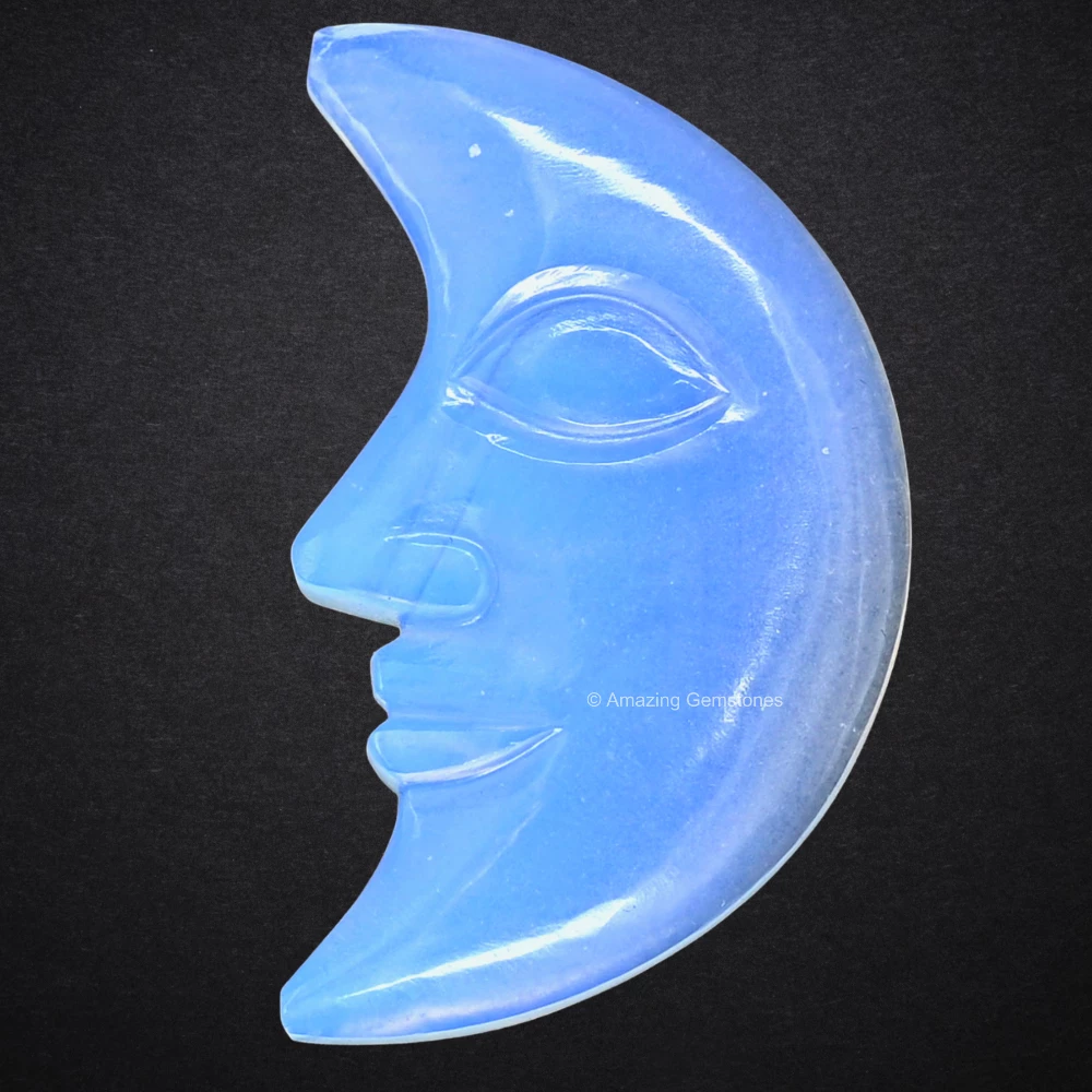 Opalite Crescent Moon