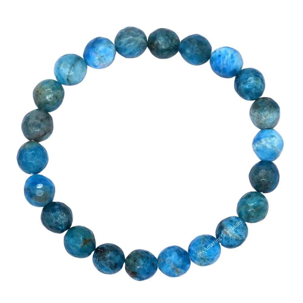 Apatite Bracelet (Faceted) (Stretchable)