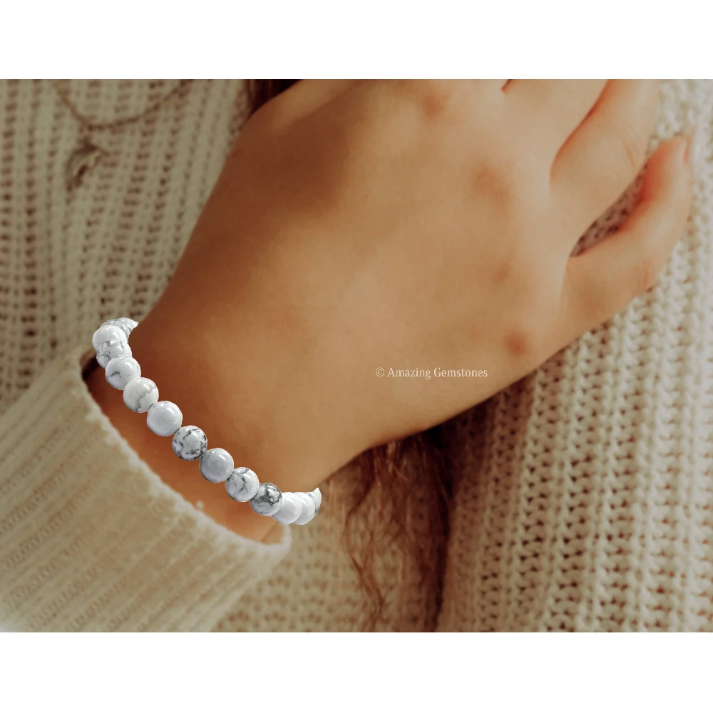 Howlite Bracelet (Adjustable)