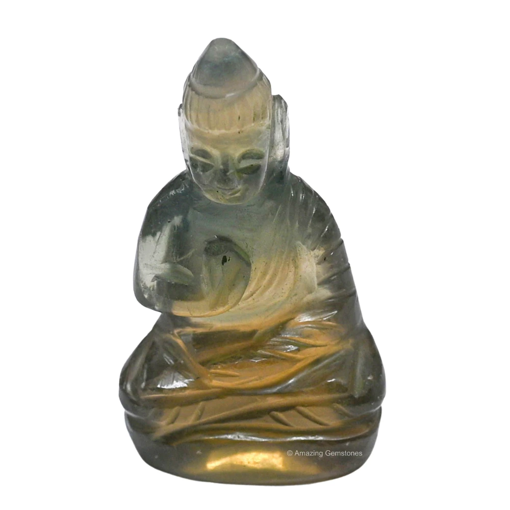 Multi Fluorite Buddha Statue