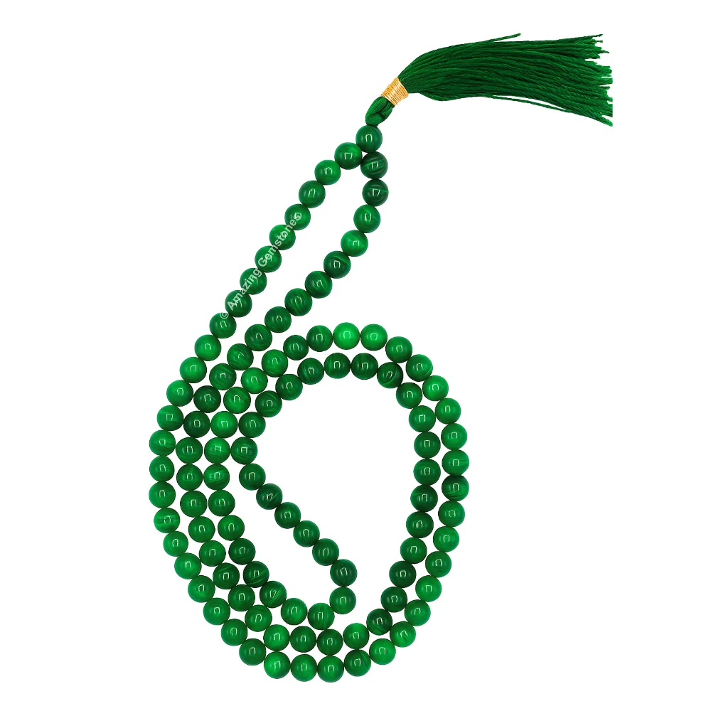 Malachite Mala (Without Knot)