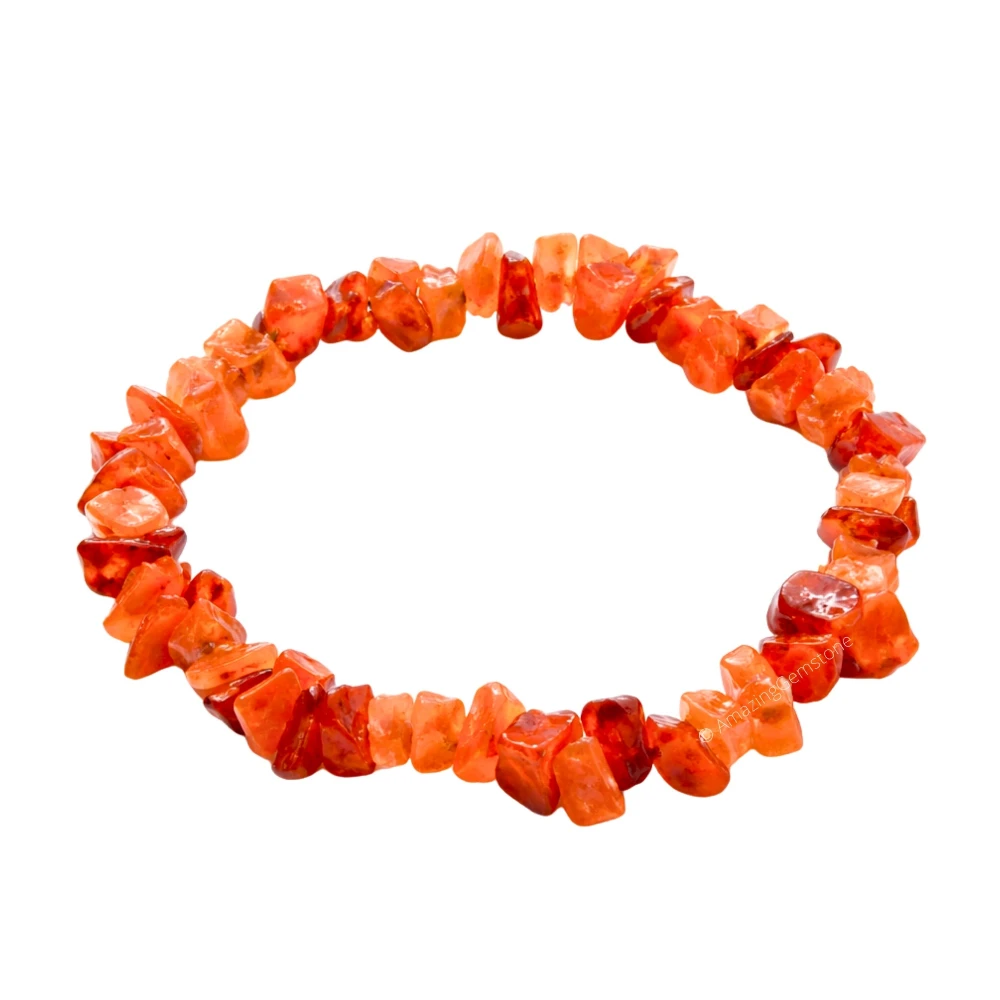 Carnelian Chips Bracelet