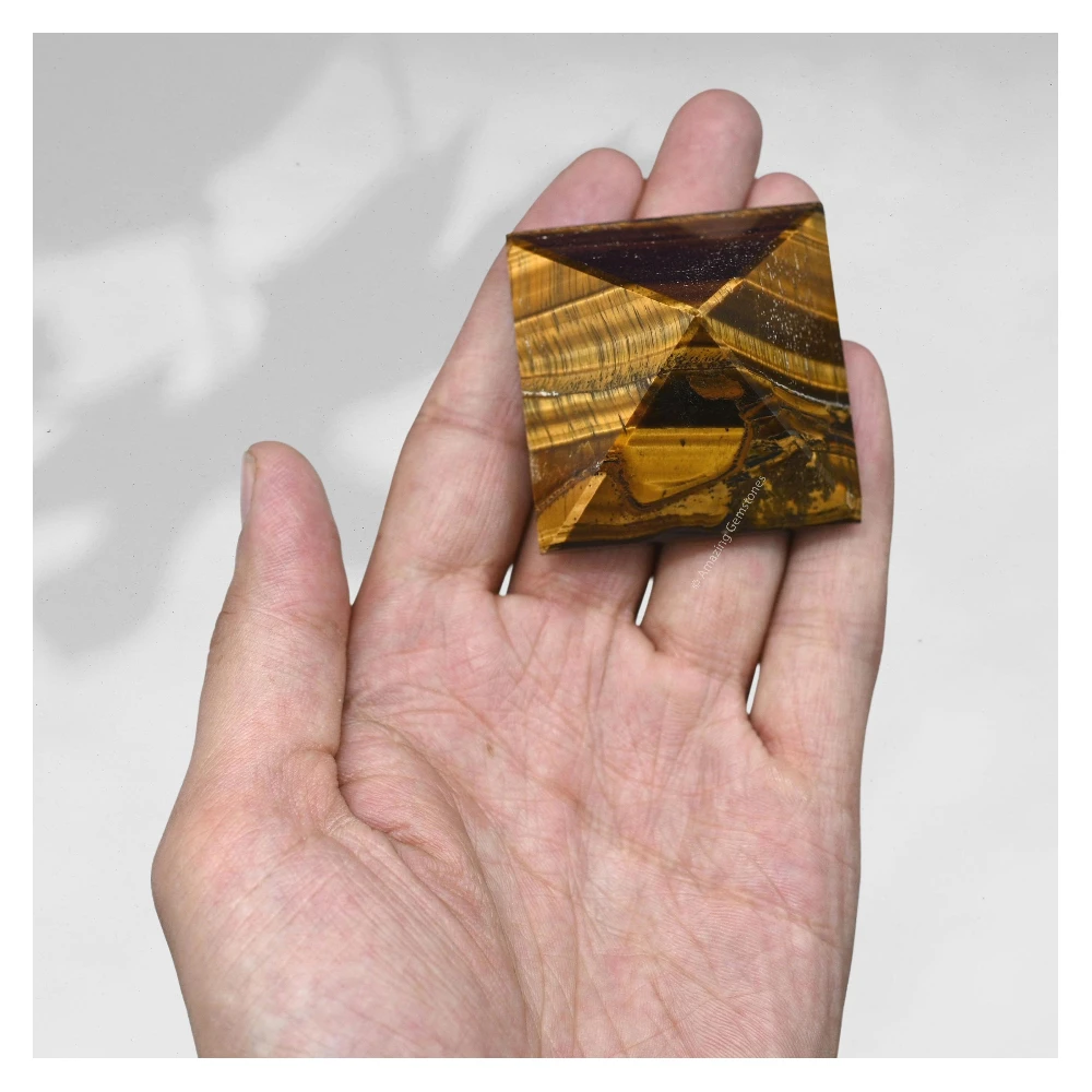 Tiger Eye Pyramid (2 Inch)