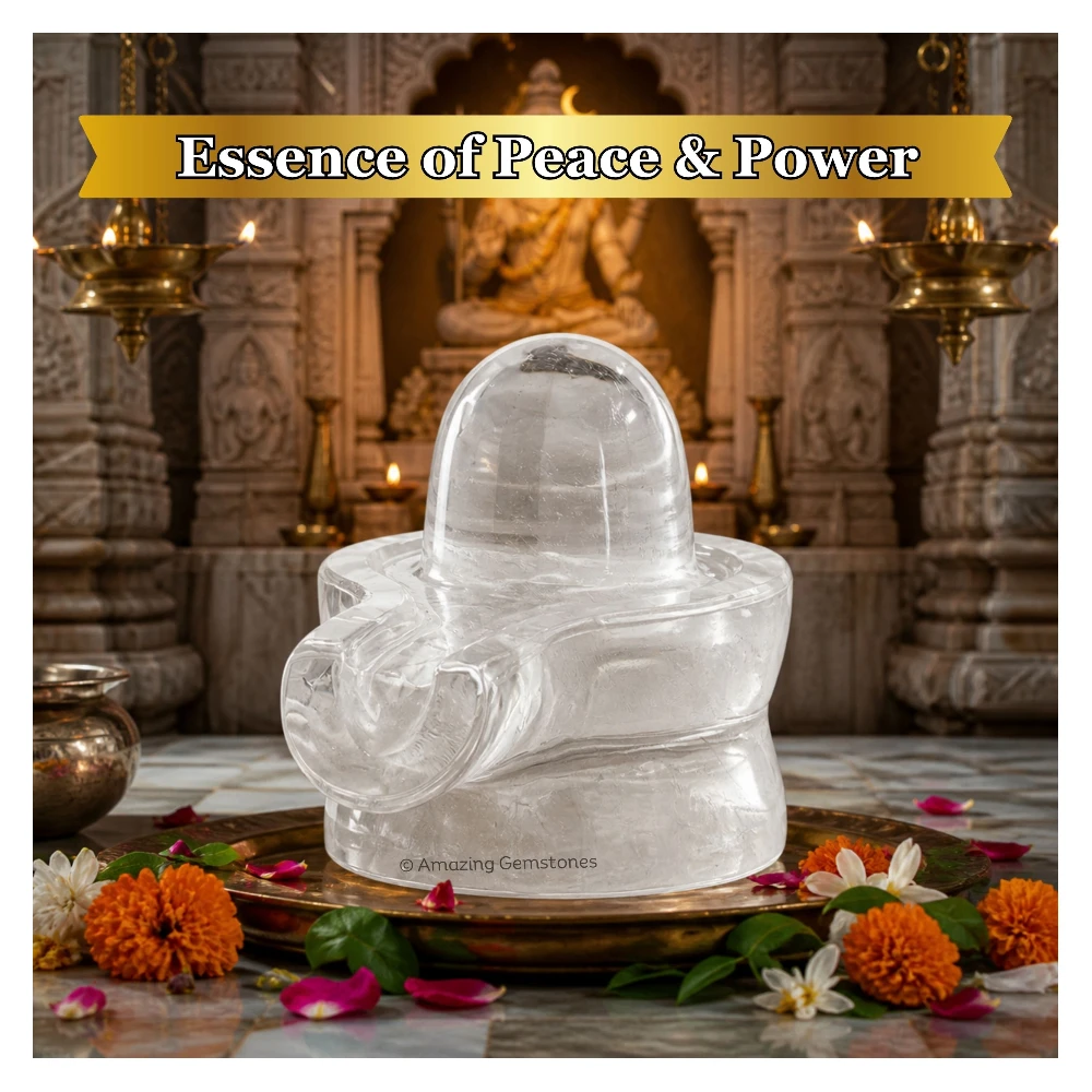 Clear Quartz Shivling (20-30 Gram)