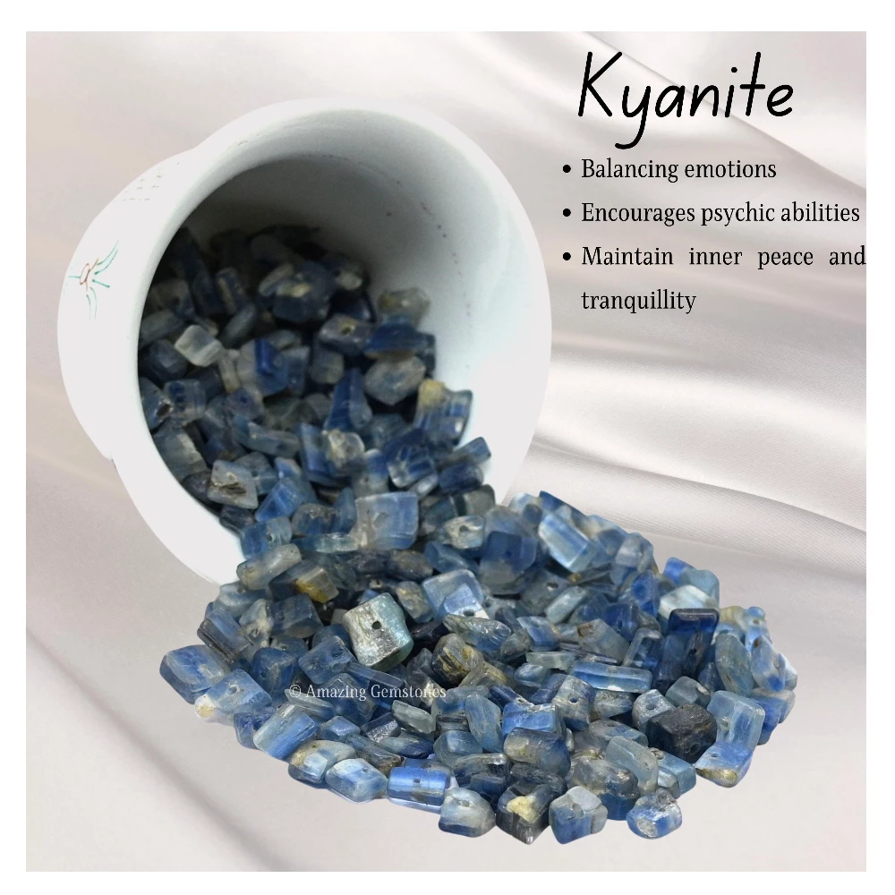 Kyanite Chips - Pre Drilled