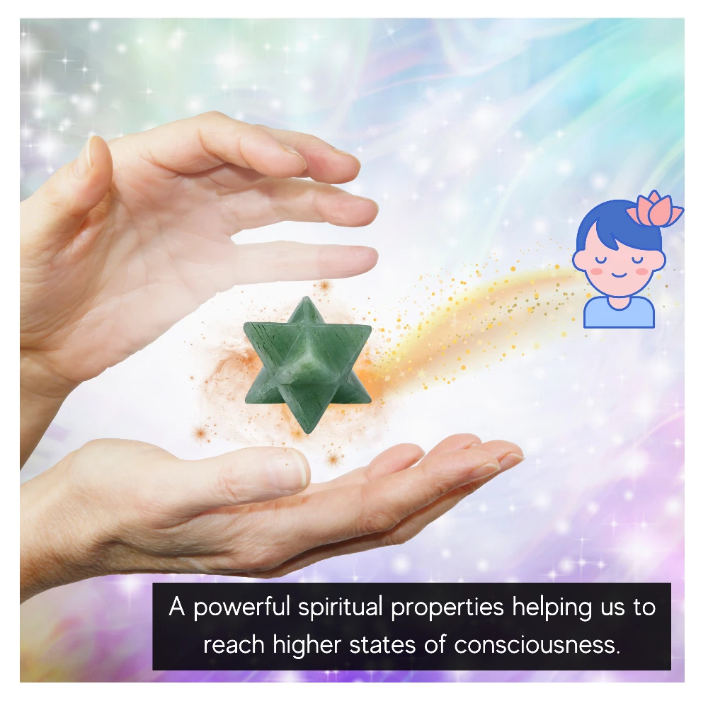 Light Green Aventurine Merkaba (20-25 mm)
