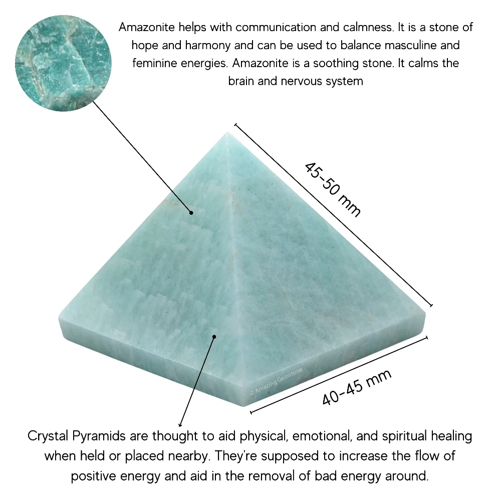 Amazonite Pyramid (2 Inch)