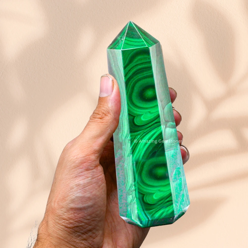 Malachite Tower (5.5" to 6" inch)