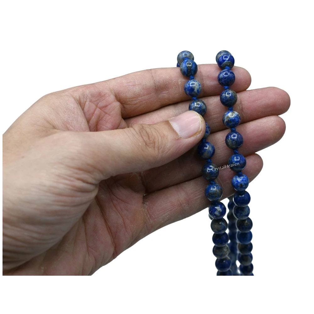 Lapis Lazuli Mala (Hand Knotted)