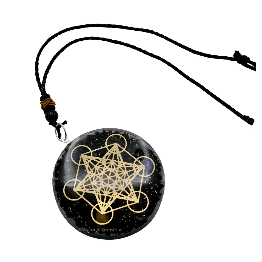 Shungite Orgone Necklace - Metatron