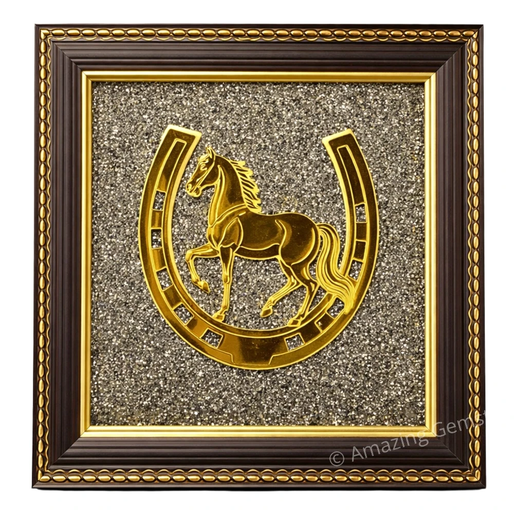 Authentic Pyrite Frame – Vastu Decor (Ghode ki Naal)