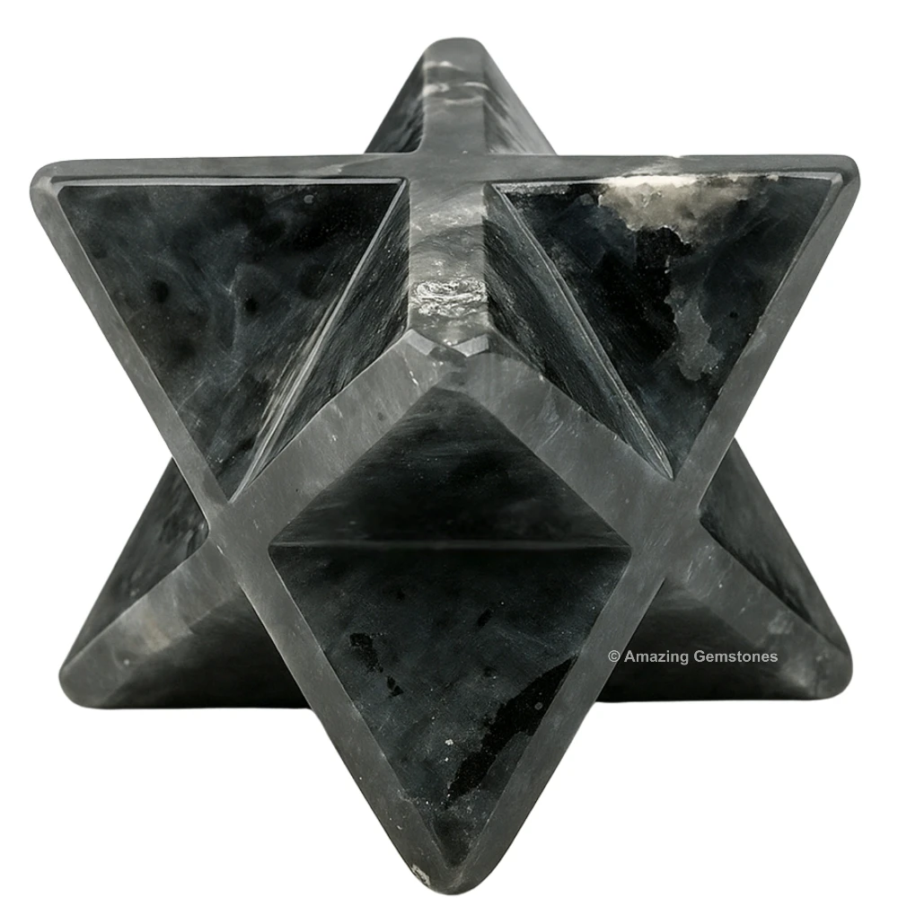 Larvikite Merkaba