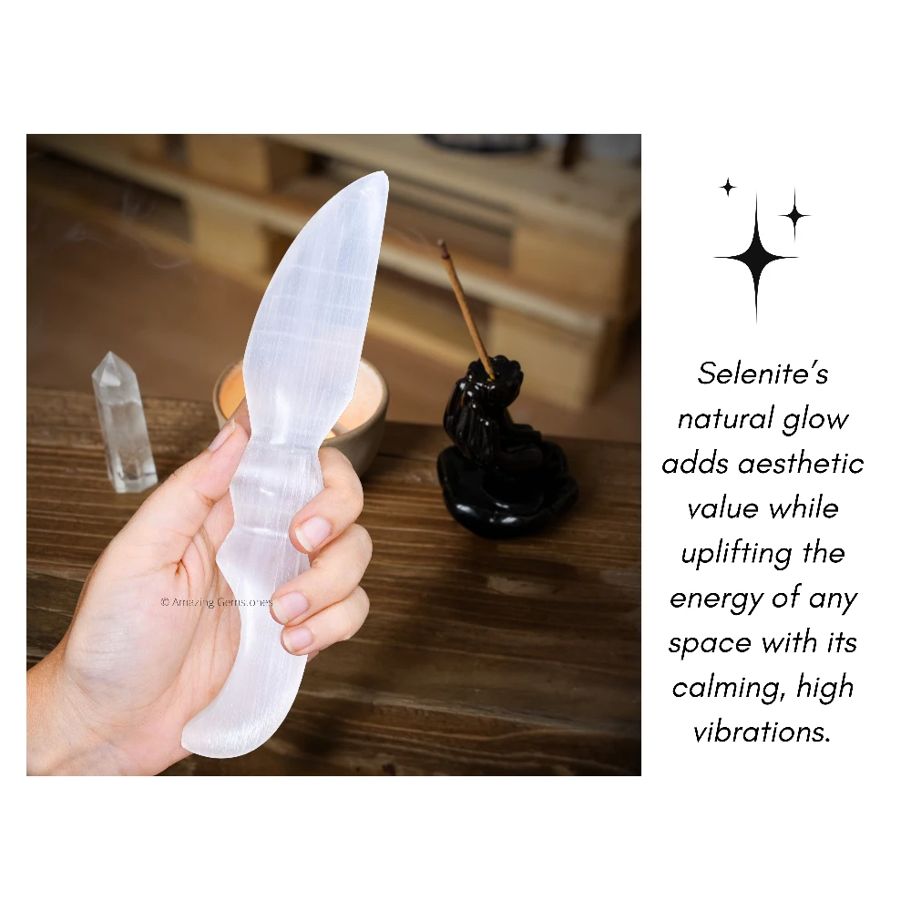 Selenite Knife