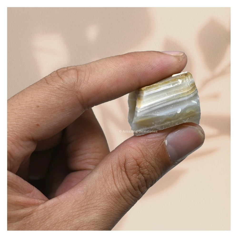 Lace Agate Raw Crystals (2 Pieces)