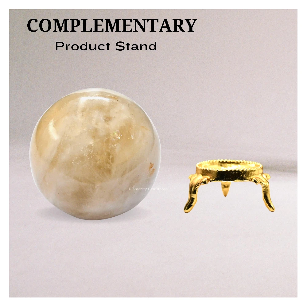 Citrine Sphere (1.5 Inch)