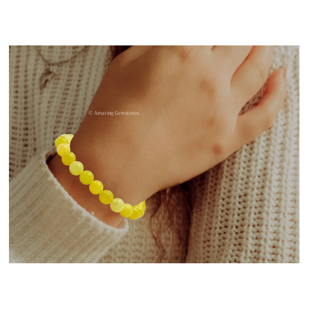 Lemon Jade Bracelet (Adjustable)