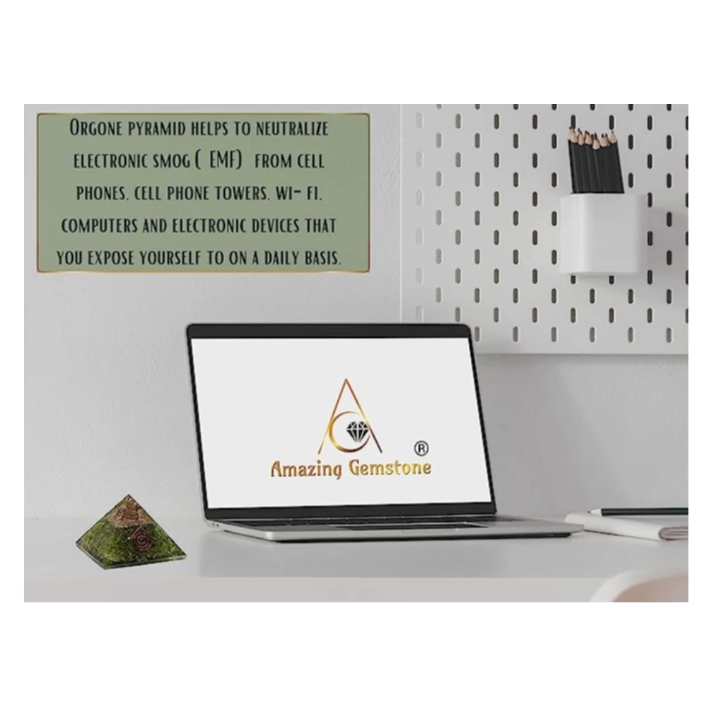 Peridot Orgone Pyramid