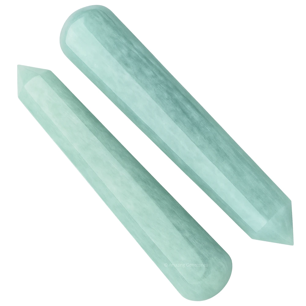 Amazonite Wand (Faceted)