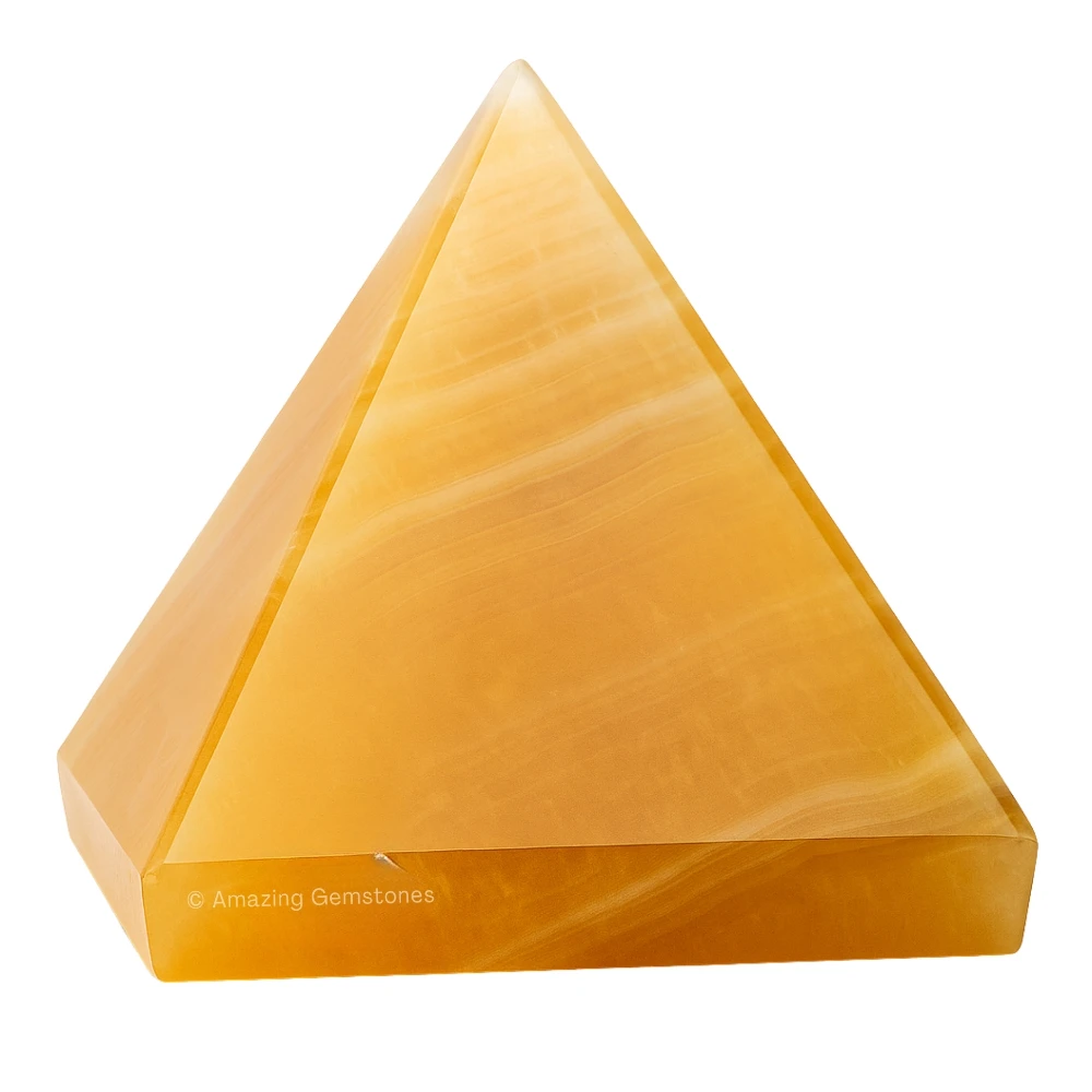 Yellow Calcite Pyramid (1 Inch)