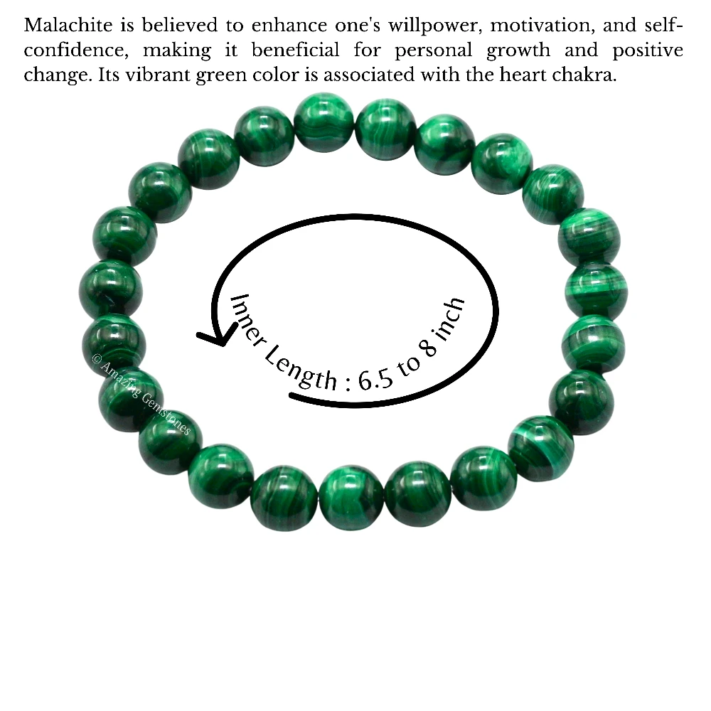 Malachite Bracelet (Stretchable)