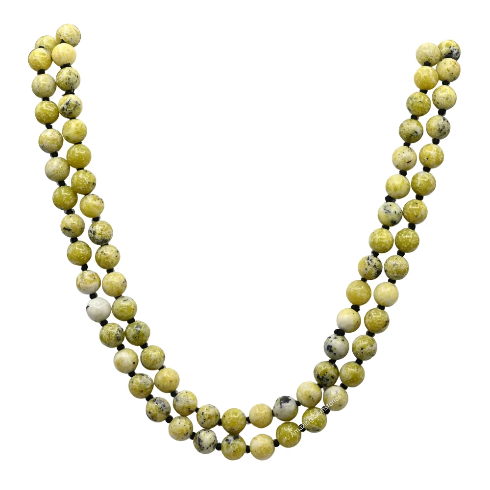 Serpentine Mala (Hand Knotted)