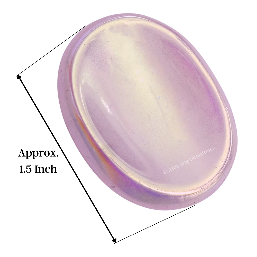Angel Aura Rose Quartz Worry Stone
